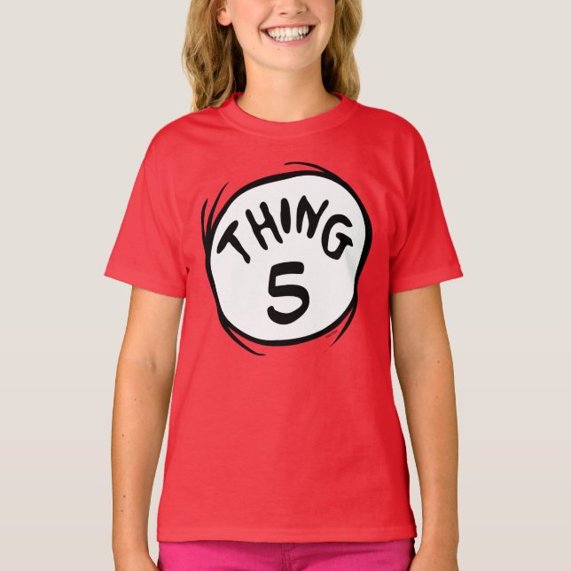 Dr. Seuss | Custom Thing One Thing Two T-Shirt (Front)