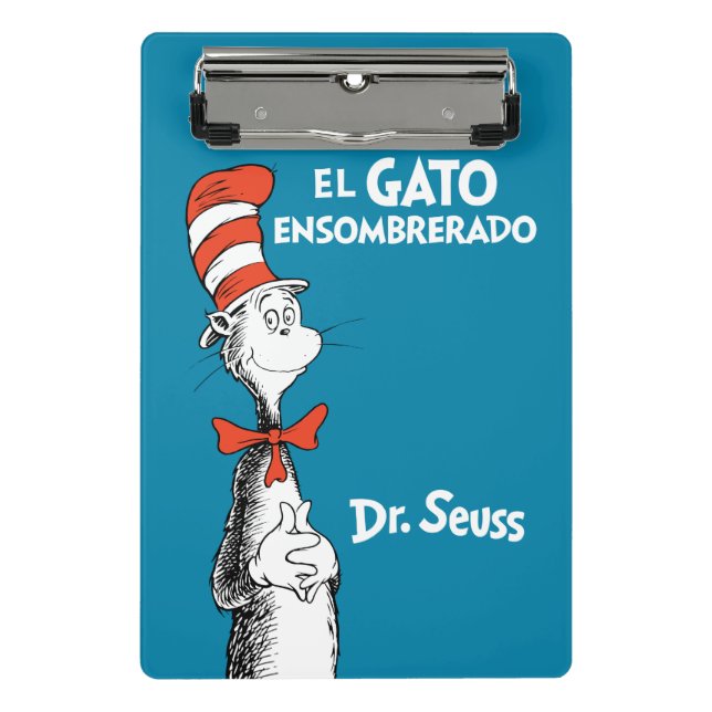Dr. Seuss El Gato Ensombrerado Spanish Mini Clipboard (Front)