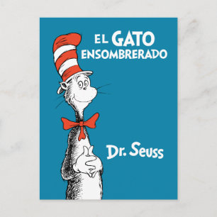 Dr. Seuss El Gato Ensombrerado Spanish Postcard