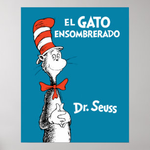 Dr. Seuss El Gato Ensombrerado Spanish Poster