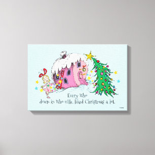 Dr. Seuss Every Who in Who-ville Canvas Print