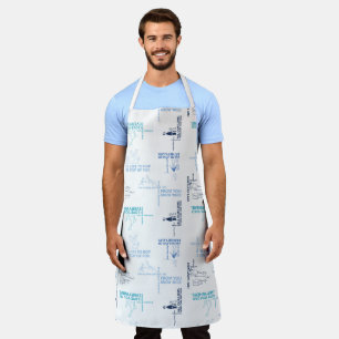 Dr. Seuss   Father's Day Quote Pattern Apron