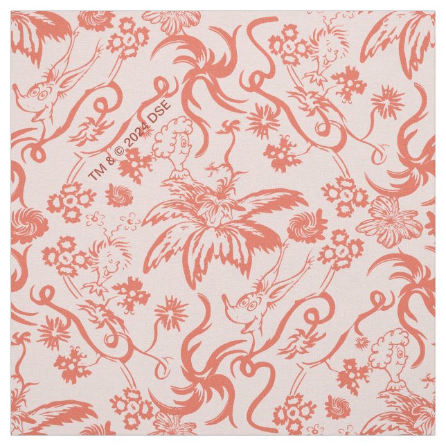 Dr. Seuss | Floral Mother's Day Pattern Fabric (Swatch)