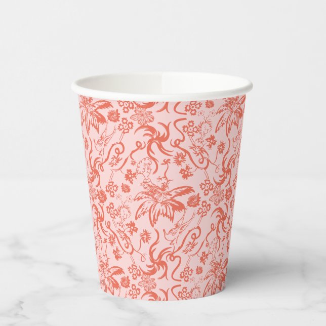 Dr. Seuss | Floral Mother's Day Pattern Paper Cups (Left)