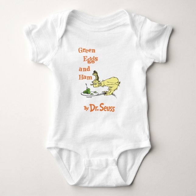 Dr. Seuss | Green Eggs and Ham Baby Bodysuit (Front)