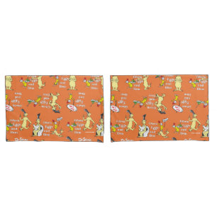 Dr. Seuss Green Eggs and Ham Character Pattern Pillowcase