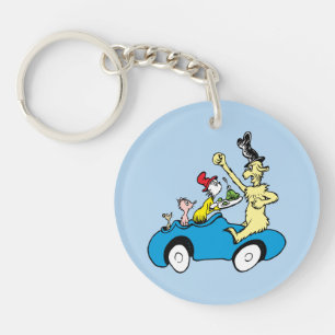 Dr. Seuss Green Eggs and Ham Characters in Car Key Ring