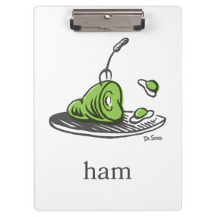 Dr. Seuss   Green Eggs and Ham Clipboard
