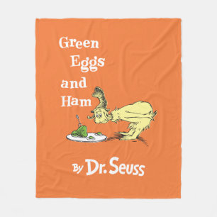 Dr. Seuss   Green Eggs and Ham Fleece Blanket