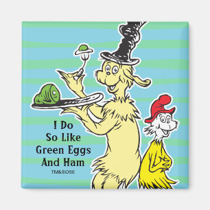 Dr. Seuss Green Eggs and Ham Friend & Sam-I-Am Magnet