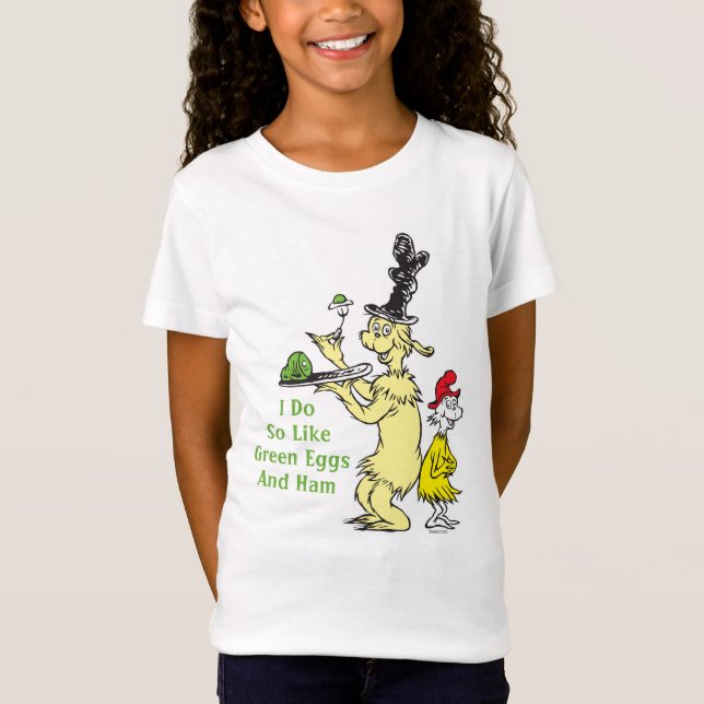 Dr. Seuss | Green Eggs and Ham | Friend & Sam-I-Am T-Shirt (Front)