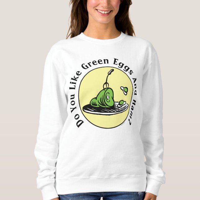 Dr. Seuss | Green Eggs and Ham Icon Sweatshirt (Front)