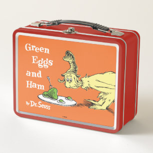 Dr. Seuss Green Eggs and Ham Metal Lunch Box