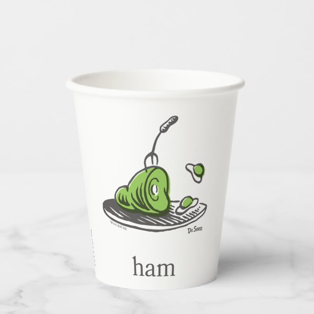 Dr. Seuss | Green Eggs and Ham Paper Cups (Front)