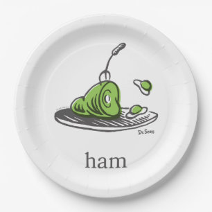 Dr. Seuss   Green Eggs and Ham Paper Plate