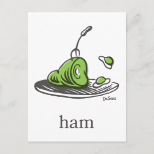 Dr. Seuss   Green Eggs and Ham Postcard