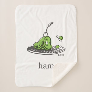 Dr. Seuss   Green Eggs and Ham Sherpa Blanket
