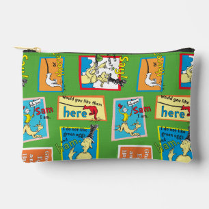 Dr. Seuss Green Eggs and Ham Story Quotes Accessory Pouch