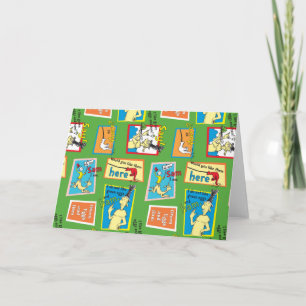 Dr. Seuss Green Eggs and Ham Story Quotes Card