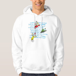 Dr. Seuss Green Eggs And Ham Storybook Pattern Hoodie