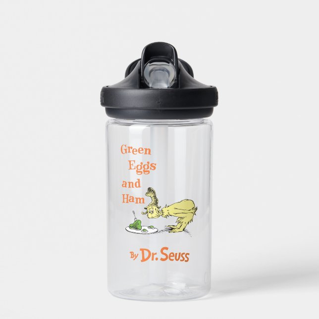 Dr. Seuss | Green Eggs and Ham Water Bottle (Front)
