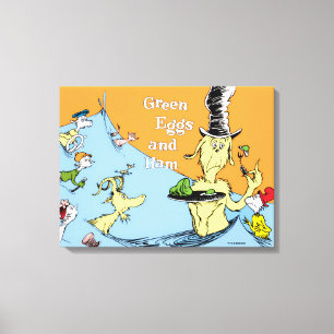 Dr. Seuss Green Eggs & Ham Water Scene Canvas Print