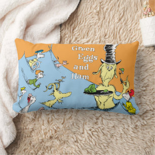 Dr. Seuss Green Eggs & Ham Water Scene Lumbar Cushion