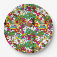 Dr. Seuss | Grinch Colourful Pattern