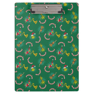 Dr. Seuss   Grinch   Merry Grinchmas Pattern Clipboard