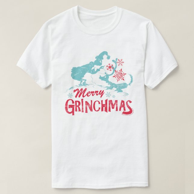 Dr. Seuss | Grinch - Merry Grinchmas T-Shirt (Design Front)