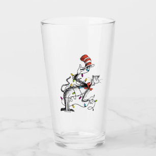 Dr. Seuss Grinch Mischievous Cat in the Hat Glass