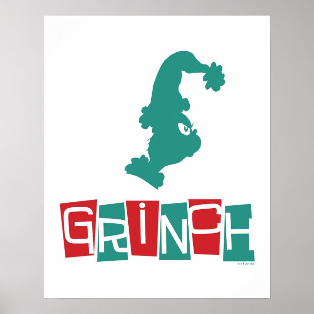 Dr. Seuss | Grinch - Red & Green Poster (Front)