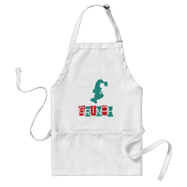 Dr. Seuss | Grinch - Red & Green Standard Apron (Front)