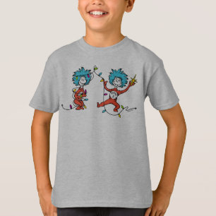 Dr. Seuss   Grinch   Thing One Thing TwDancing T-Shirt