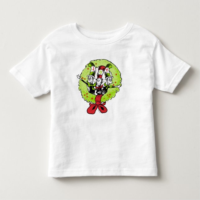 Dr Seuss | Grinch | Who-ville Christmas Joy Toddler T-Shirt (Front)