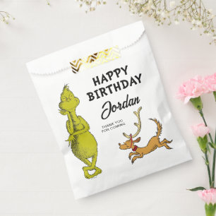 Dr. Seuss   Grinch Winter Birthday Favour Bags