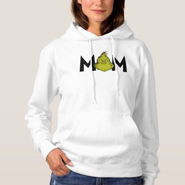 Dr. Seuss | Grinch Winter Birthday Mum Hoodie (Front)