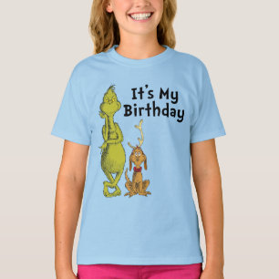 Dr. Seuss Grinch Winter Birthday T-Shirt