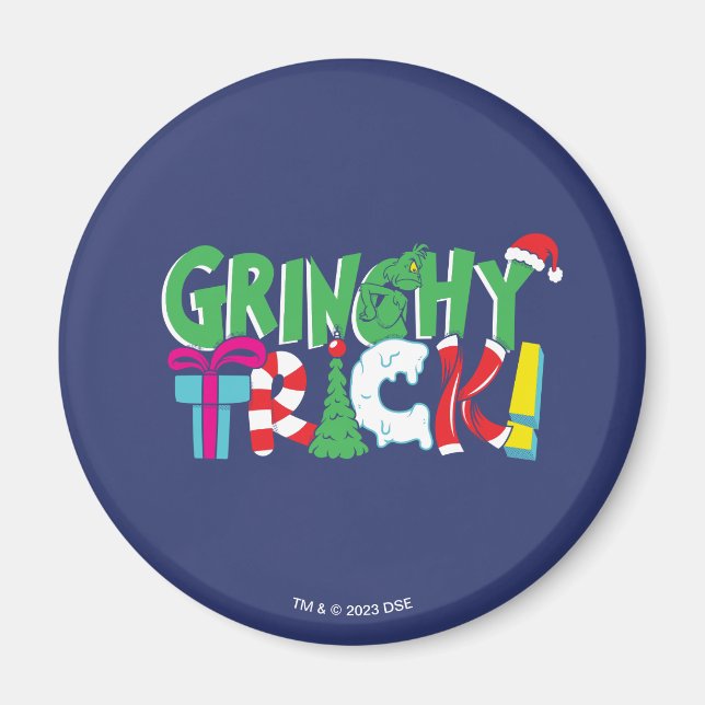 Dr. Seuss | Grinchy Trick Magnet (Front)