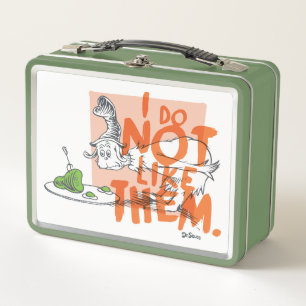 Dr. Seuss Guy-Am-I "I Do Not Like Them" Metal Lunch Box