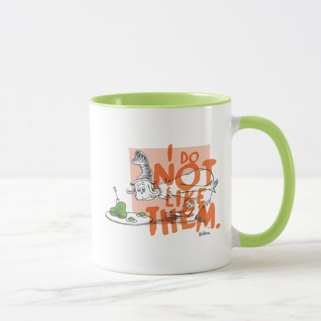 Dr. Seuss Guy-Am-I "I Do Not Like Them" Mug (Right)