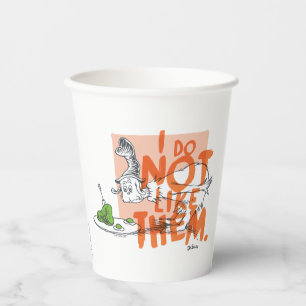Dr. Seuss Guy-Am-I "I Do Not Like Them" Paper Cups