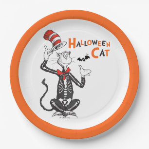 Dr. Seuss   Halloween Cat in the Hat Paper Plate
