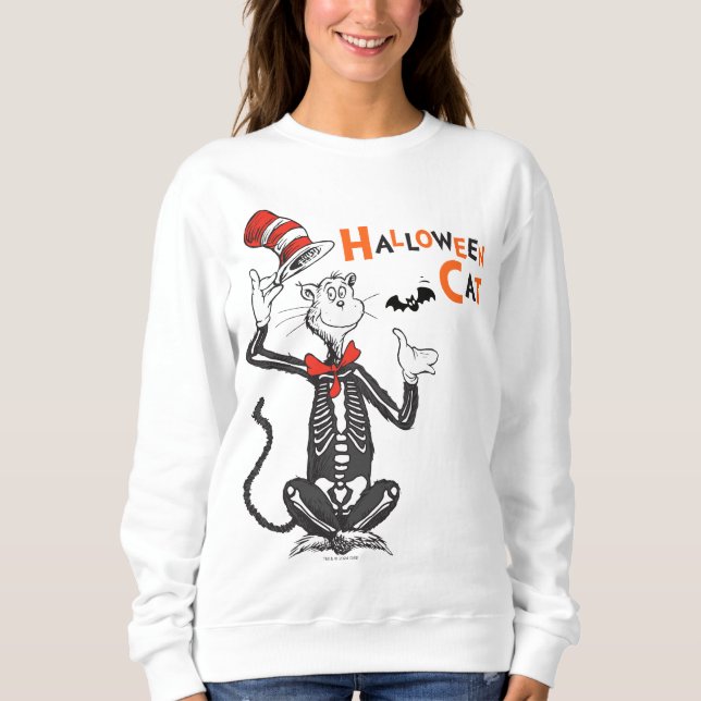 Dr. Seuss | Halloween Cat in the Hat Sweatshirt (Front)