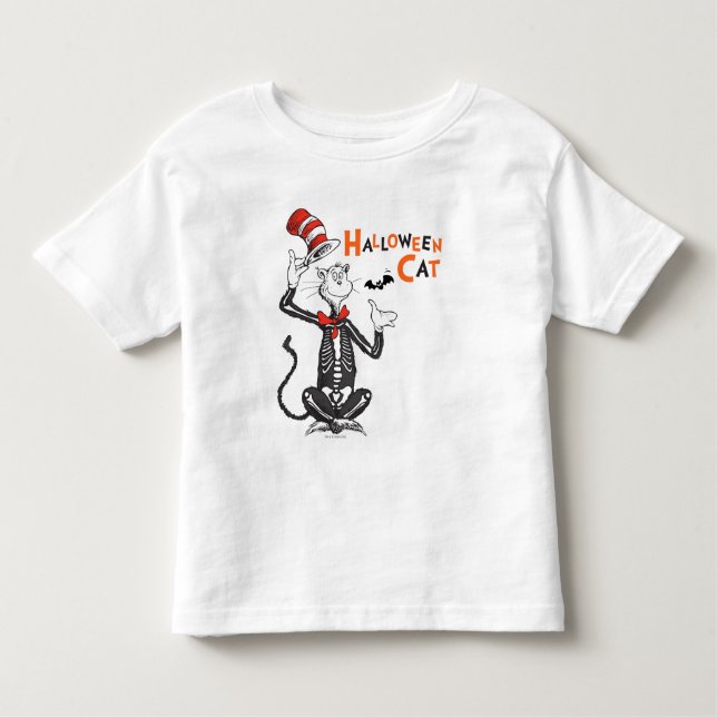 Dr. Seuss | Halloween Cat in the Hat Toddler T-Shirt (Front)