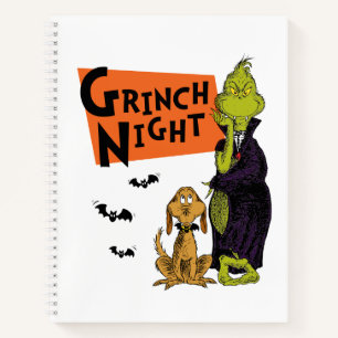 Dr. Seuss   Hallowen Grinch Night Graphic Notebook