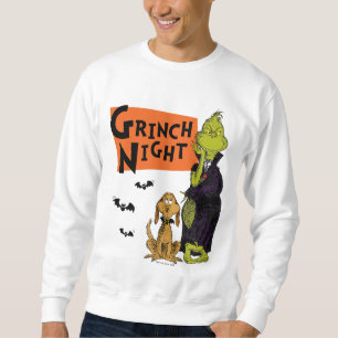 Dr. Seuss   Hallowen Grinch Night Graphic Sweatshirt