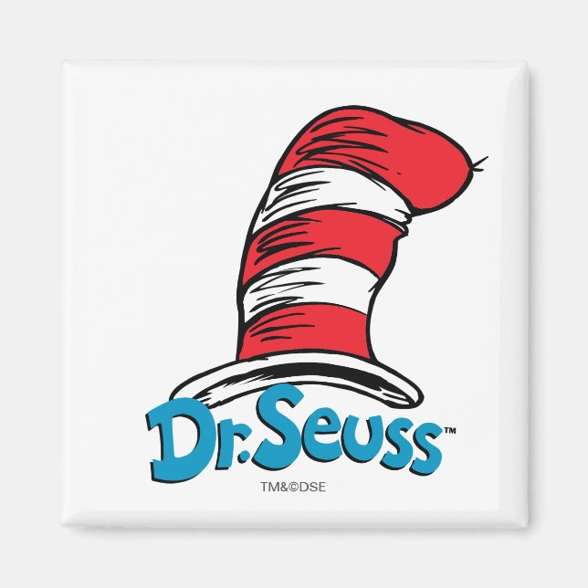 Dr. Seuss Hat Logo Magnet (Front)