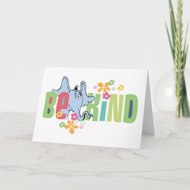Dr. Seuss Horton Hears A Who | Be Kind Card (Front)