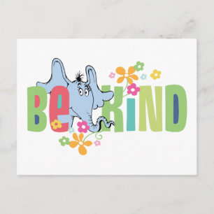 Dr. Seuss Horton Hears A Who   Be Kind Postcard
